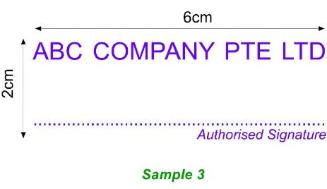 Authorised Signature Stamp